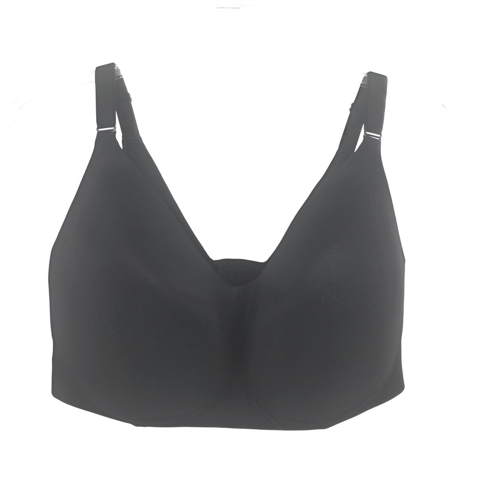 Cacique 38H Black Lightly Lined Full Coverage Smooth Cups‎ Wireless Bra
